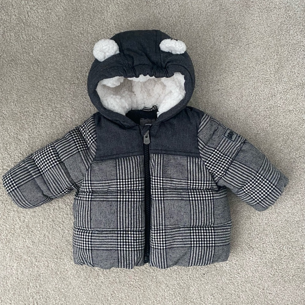 Baby Gap Plaid Puffer Jacket
